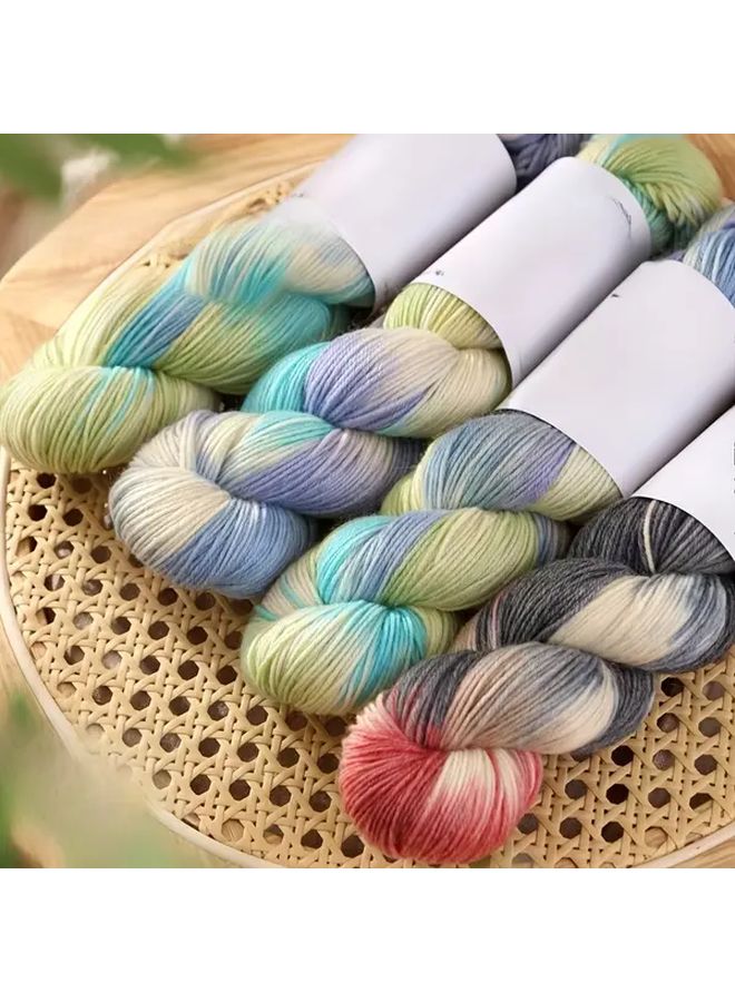 Macaron Gradient Yarn Hand Dyed For Knitting Scarves Blankets Sweaters Hats - Image 2